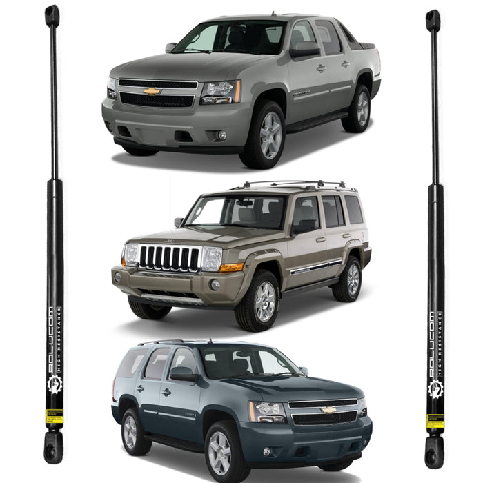 Gato Amortiguador Capot Avalanche Tahoe 2007-2014 Compuerta Jeep Commander 2006-2012 Juego X2