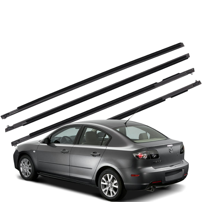 Kit Cepillos Lamevidrios Externos Mazda 3 Sedan 2003-2009 X4