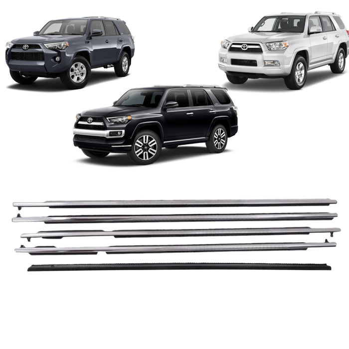 Kit Cepillos Lamevidrios Externos Toyota 4Runner 2010-2023 Cromado X4