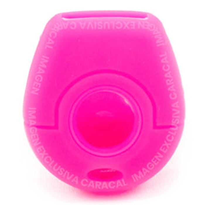Forro Control Silicone Chery Qq Qq3 Qq6 Cowin Arauca 2011-2016 2 Botones Fucsia