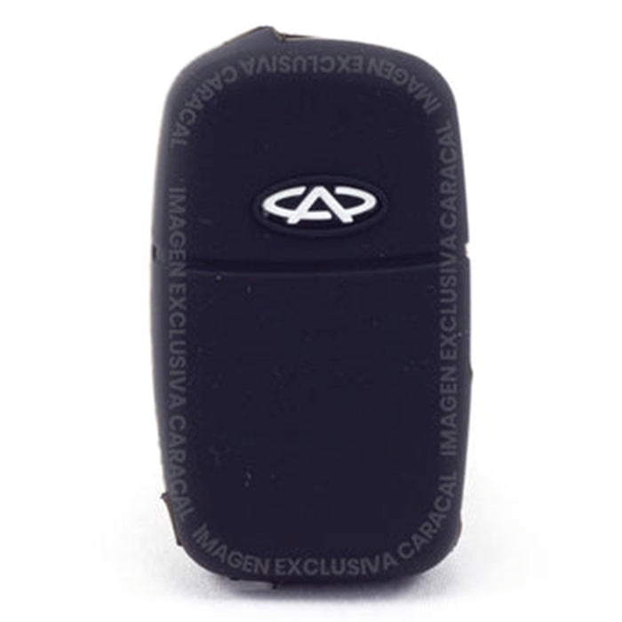 Forro Control Silicone Chery A520 Tiggo 2007-2012 Orinoco 2011-2016 2 Botones Negro