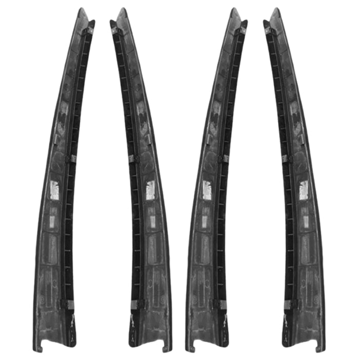 Moldura Paral Decorativo Pletina Puerta Daewoo Lanos 1995-2003 Metálico Juego X4