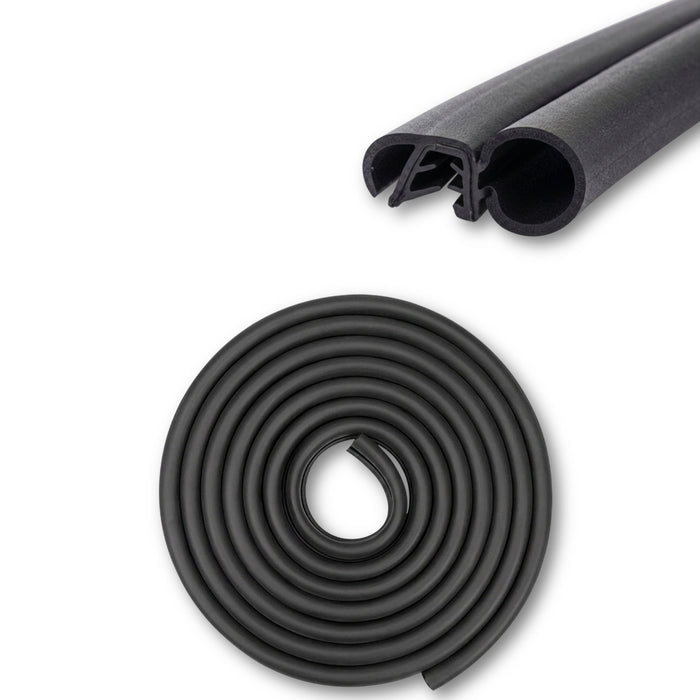 Goma Burlete Negra Bulbo Ancho X Puerta