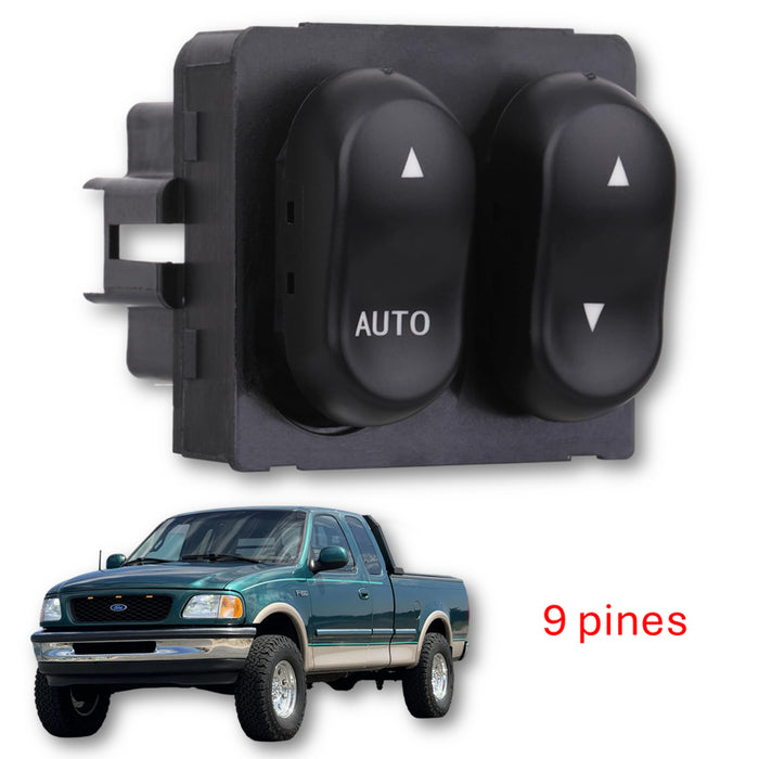 Mando Control Suiche Elevavidrios Ford F-150 Fortaleza Lariat 1999-2002 9 Pin