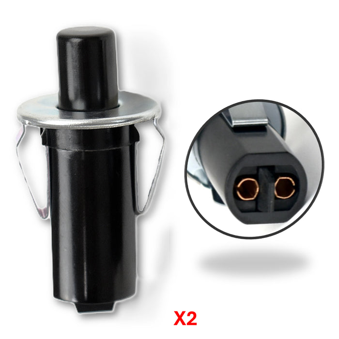 Pulsador Interruptor Luz Cortesia Puerta Ford F-100 Galaxie Falcon Mustang Cougar 1951-1968 X2