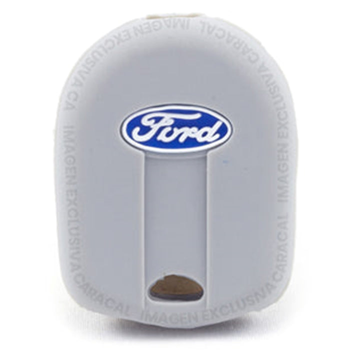 Forro Control Silicone Ford Mustang 2005-2010 Taurus 2001-2010 Focus 2008-2010 Fusion 2006-2010 Escape 2006-2010 Expedition 2003-2010 Explorer 2001-2015 F-150 F-250 F-350 Super Duty 2011-2016 4 Botones Gris