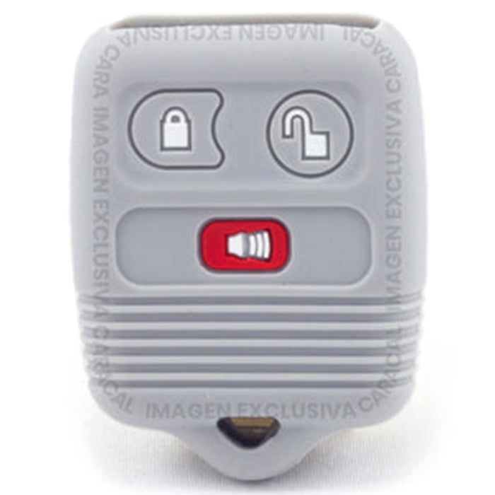 Forro Control Silicone Ford Escape 2001-2014 Expedition 2001-2014 Renaulttaleza Lariat 2001-2008 Fusion 2006-2012 Ranger 1998-2011 Explorer 1998-2014 3 Botones Gris