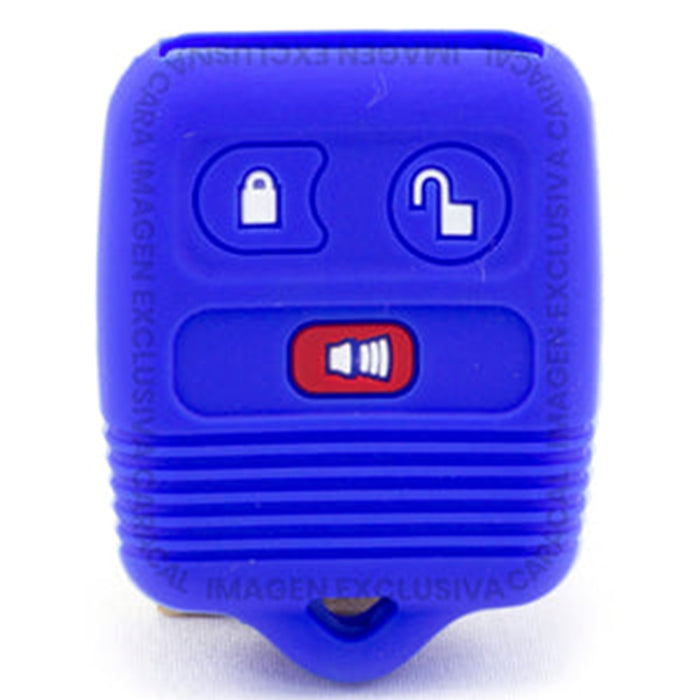 Forro Control Silicone Ford Escape 2001-2014 Expedition 2001-2014 Renaulttaleza Lariat 2001-2008 Fusion 2006-2012 Ranger 1998-2011 Explorer 1998-2014 3 Botones Azul