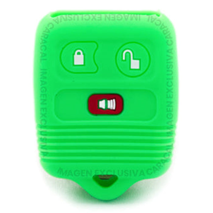 Forro Control Silicone Ford Escape 2001-2014 Expedition 2001-2014 Renaulttaleza Lariat 2001-2008 Fusion 2006-2012 Ranger 1998-2011 Explorer 1998-2014 3 Botones Verde