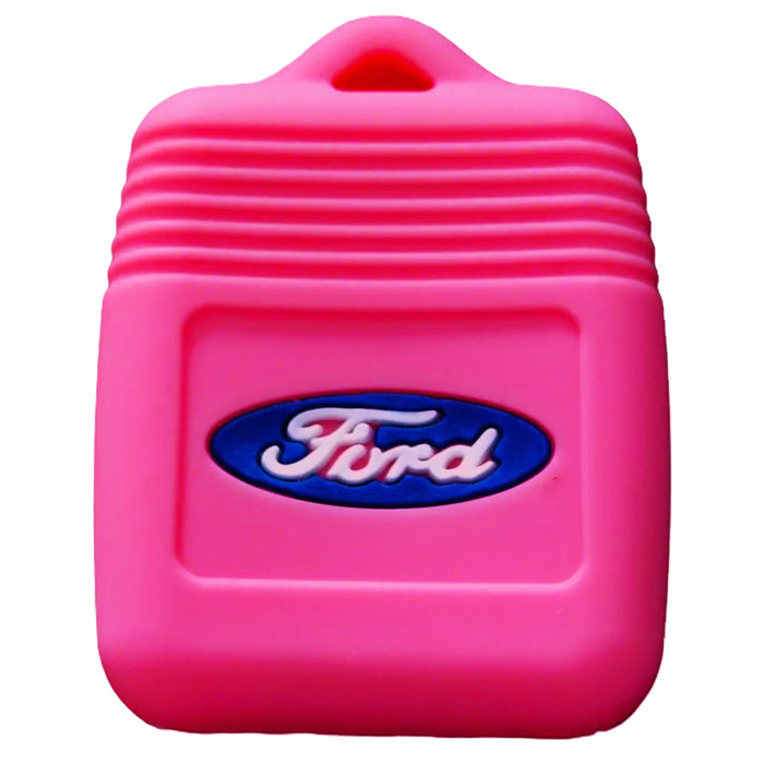 Forro Control Silicone Ford Escape 2001-2014 Expedition 2001-2014 Fusion 2006-2012 Mustang 2001-2012 Ranger 1998-2011 Explorer Sport Trac 1998-2014 Fiesta Ka Ecosport 2004-2014 4 Botones Fucsia