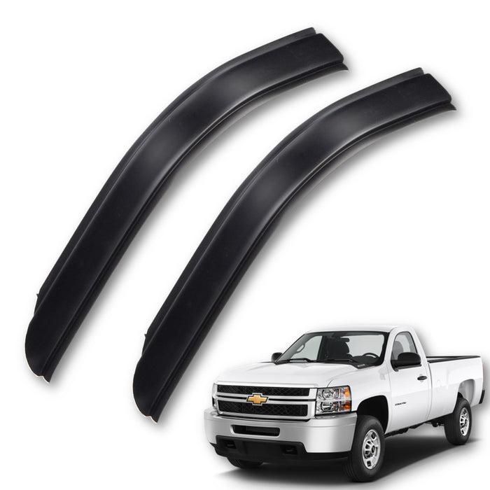 Goma Platina Moldura Chevrolet Silverado 07-14 Cabina Sencilla Curva Canal Techo X2