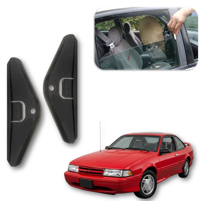 Base Plástica Guia Vidrio Sunbird Cavalier 1982-1994 X2