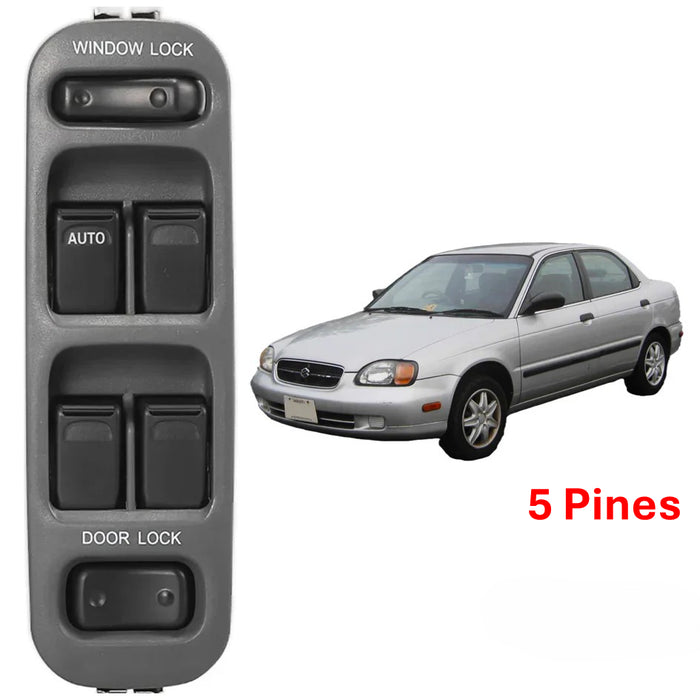 Mando Control Suiche Elevavidrios Chevrolet Esteem 1999-2006 5 Pines