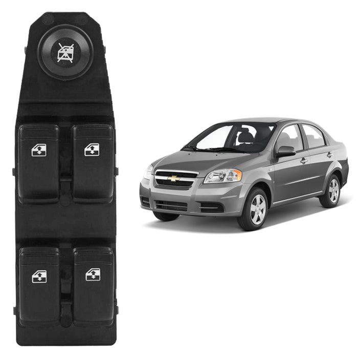 Mando Control Suiche Elevavidrios Chevrolet Aveo Ls Lt 2007-2015