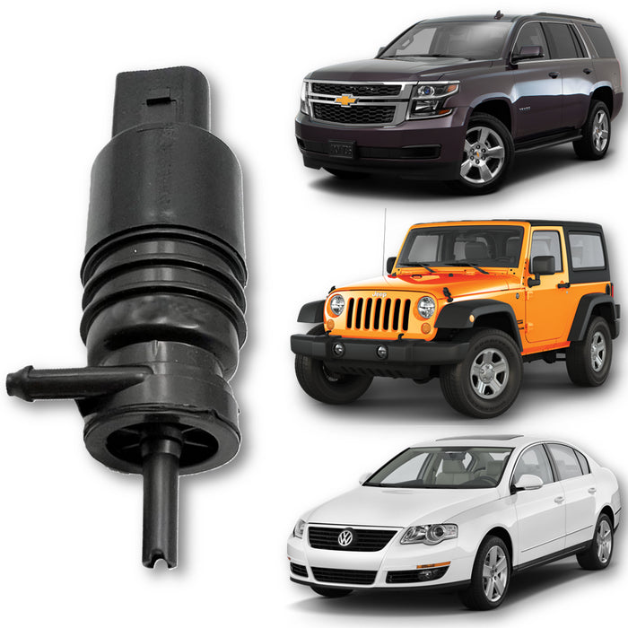 Bomba Envase Limpiaparabrisas Vw Passat Jetta Jeep Wralger Ford Mustang Focus Chevrolet Silverado Tahoe Cruze 2000-2020