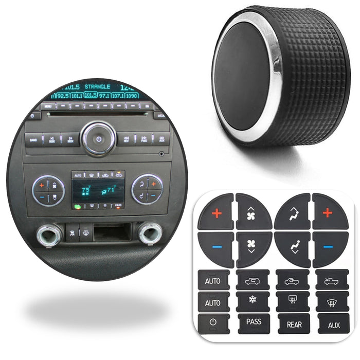 Perilla Aire Acondicionado Chevrolet Silverado Tahoe Avalanche 2007-2015 Juego X2 + Stikers