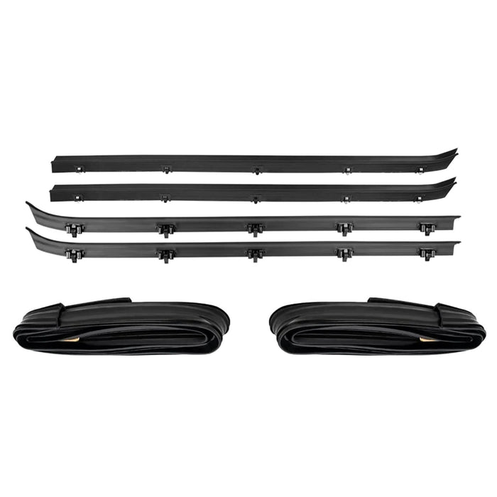 Cepillo Lamevidrio Interno Externo Goma Corredera Vidrio Chevrolet C10 1973-1986 X6