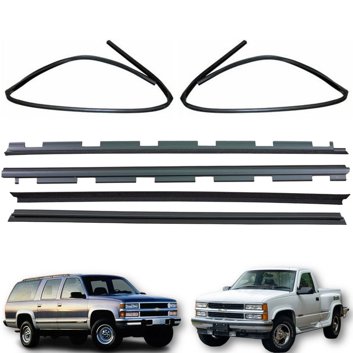 Cepillo Lamevidrio Interno Externo Goma Corredera Vidrio Chevrolet Grand Blazer Cheyenne 1992-2002 X6