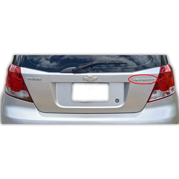 Emblema "Chevrolet" Tapa Maleta Chevrolet Aveo 2005-2015