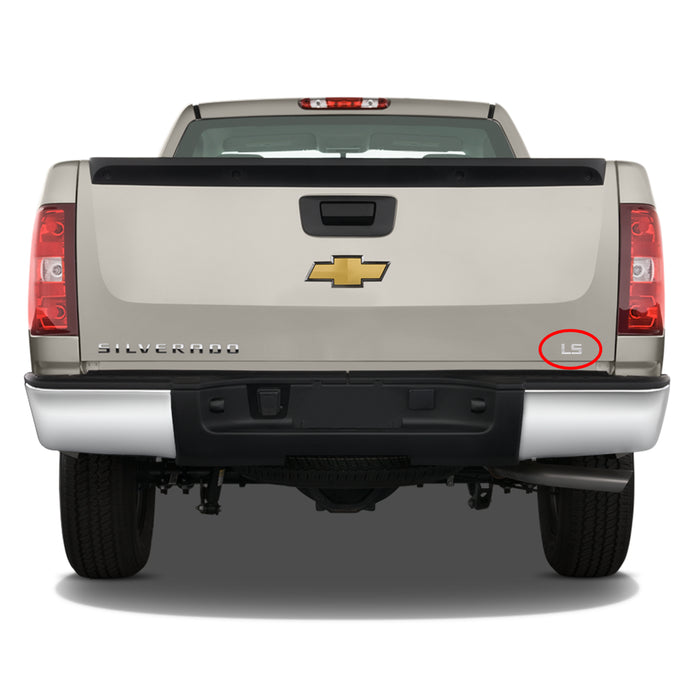 Emblema Compuerta "Ls" Chevrolet Tahoe Silverado Avalanche 2007-2015