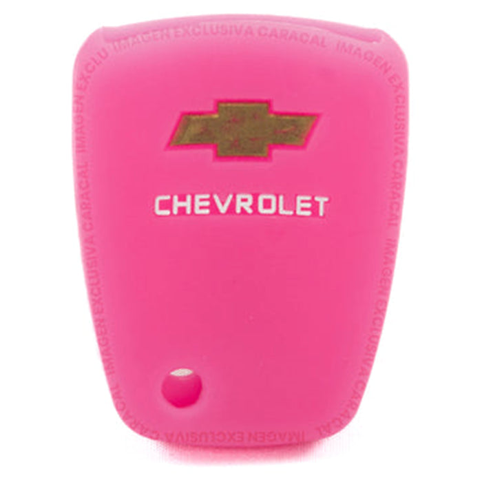 Forro Control Silicone Chevrolet Optra Grand Vitara Spark Aveo Chevistar 2005-2015 4 Botones Fucsia