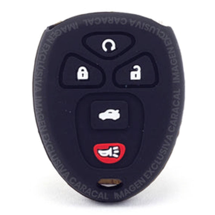 Forro Control Silicone Chevrolet Tahoe 2007-2014 6 Botones Negro