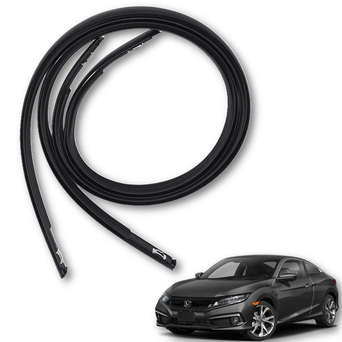 Goma Platina Moldura Honda Civic 2016-2021 Canal Techo X2
