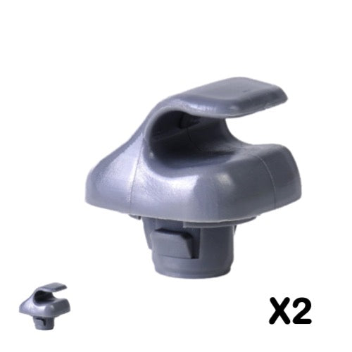 Clip Tapa Sol Honda Accord 1998-2007 Cr-V 2007-2011 Odyssey 1999-2010 Civic 1996-2004 Gris X2
