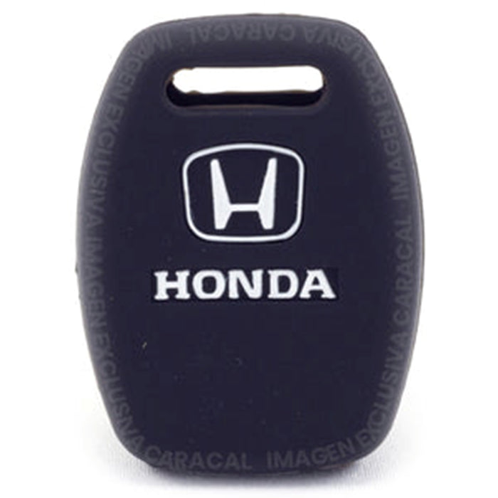 Forro Control Silicone Honda Fit 2009-2011 Pilot 2009-2015 Cr-V 2003-2006 Accord 2003-2012 Civic 2006-2012 4 Botones Negro