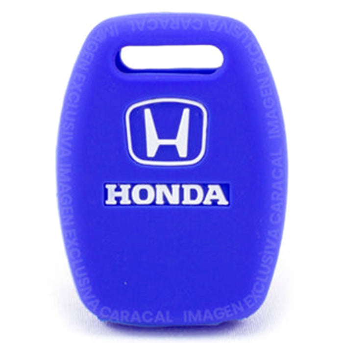 Forro Control Silicone Honda Fit 2009-2011 Pilot 2009-2015 Cr-V 2003-2006 Accord 2003-2012 Civic 2006-2012 4 Botones Azul