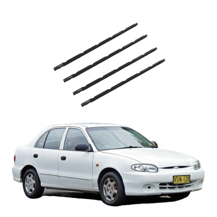 Kit Cepillos Lamevidrios Externos Dodge Brisa Hyundai Accent 1994-2006