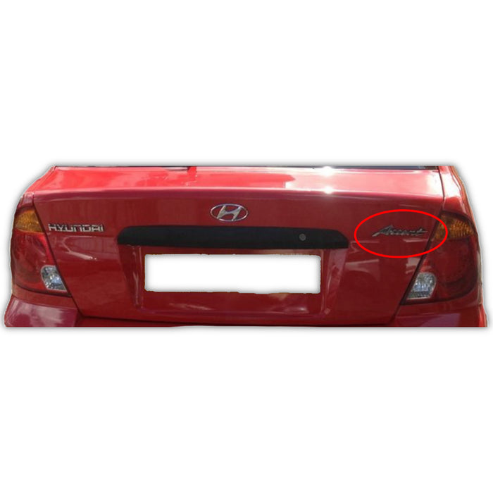 Emblema "Accent" Maleta Hyundai Accent 1999-2006