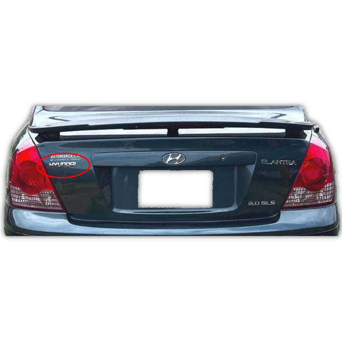 Emblema "Hyundai" Maleta Hyundai Elantra 2001-2013