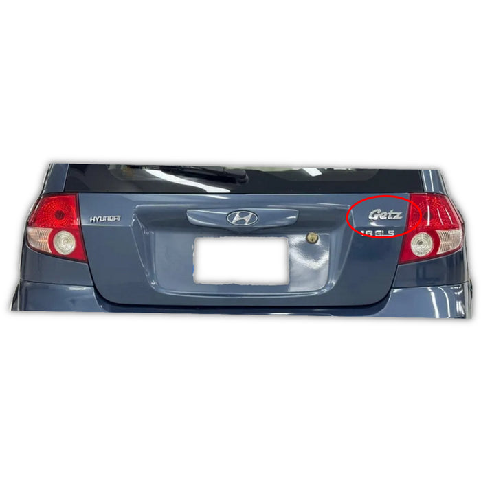 Emblema "Getz" Compuerta Hyundai Getz 2004-2012