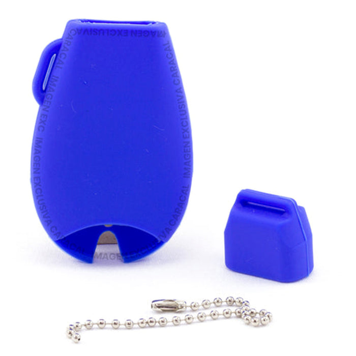 Forro Control Silicone Dodge Charger Challenger Durango Journey 2008-2016 Jeep Grand Cherokee 2008-2020 4 Botones Azul