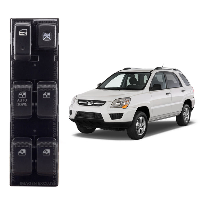 Mando Control Suiche Elevavidrios Kia Sportage 2005-2010