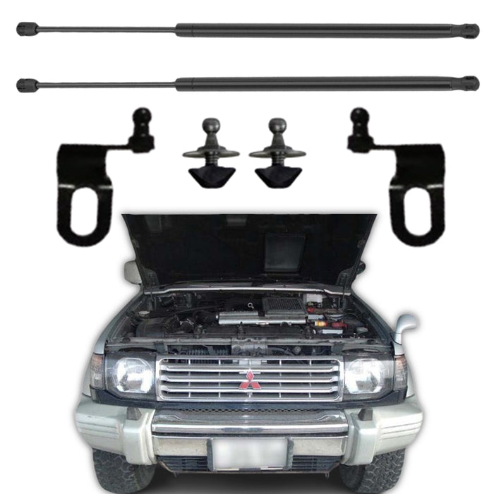 Gato Amortiguador Mitsubishi Montero MK2 Dakar 1990-2009 Kit Adaptación Capot