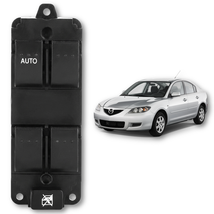 Mando Control Suiche Elevavidrios Mazda 3 5 2003-2010 12+4 Pines