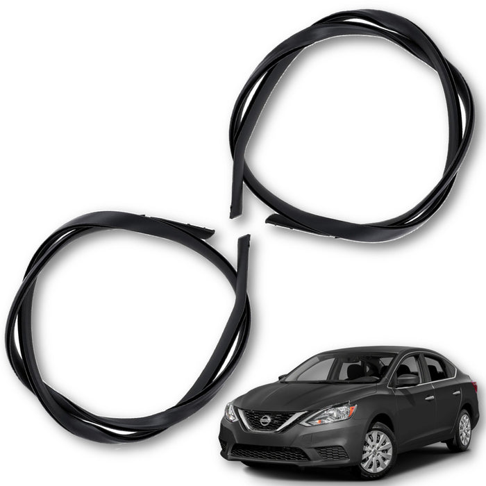 Goma Platina Moldura Nissan Sentra 2013-2018 Canal Techo X2