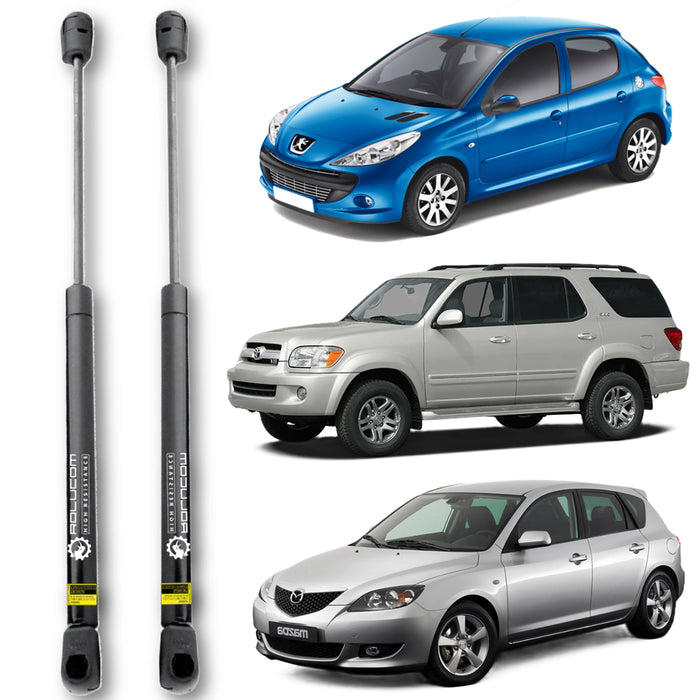 Gato Amortiguador Sequoia Capot Mazda 3 Hb Alfa Romeo Cerato Peugeot 206 1998-2012 Compuerta X2
