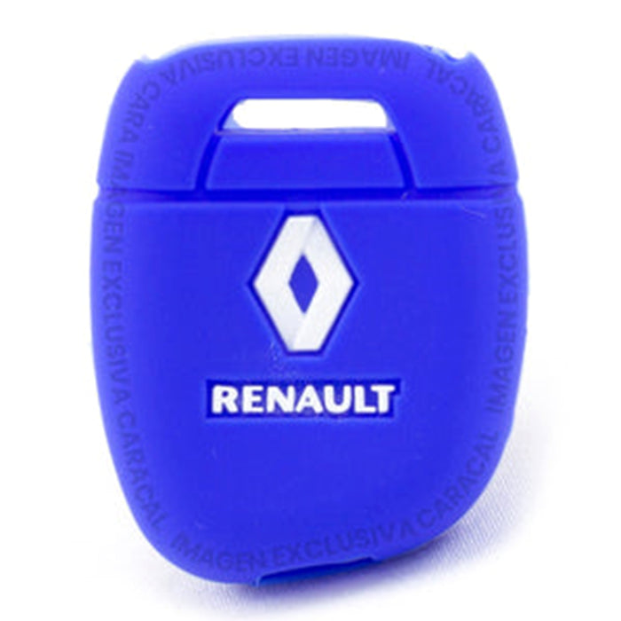Forro Control Llave Silicone Reanult Twingo 1997-2010 Logan 2005-2007 Megane Clio Symbol 1999-2004 Kangoo 1997-2010 Sin Botones Azul
