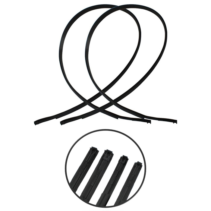 Goma Platina Moldura Toyota Yaris 4 Ptas 2007-2011 Sedan Belta Canal Techo X2