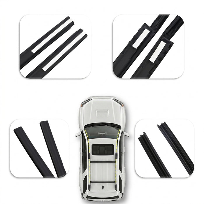 Goma Platina Moldura Toyota 4Runner 2010-2024 Parabrisas Canal Techo Set X6