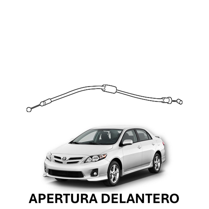 Guaya Cerradura Toyota Corolla 2009-2013 Apertura Manilla Interna Delantera