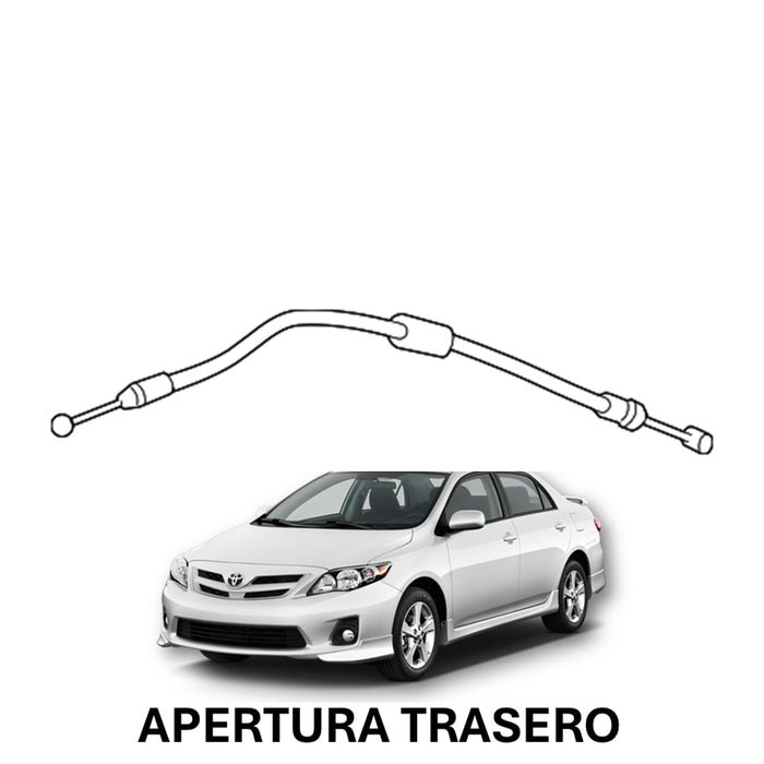 Guaya Cerradura Toyota Corolla 2009-2013 Apertura Manilla Interna Trasera