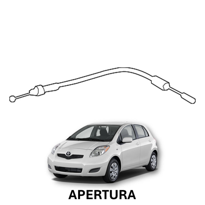 Guaya Cerradura Toyota Yaris Sport Hatchback 2006-2011 Apertura Manilla Interna Delantera