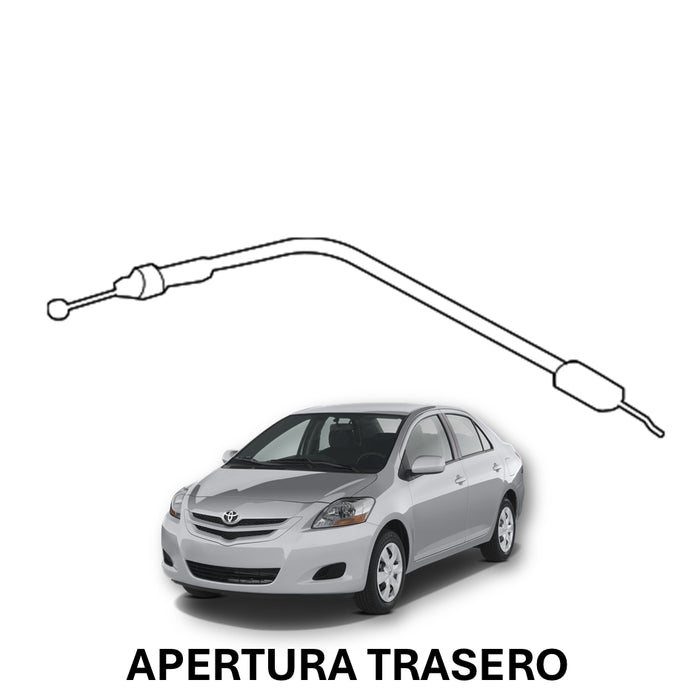 Guaya Cerradura Toyota Yaris Belta 2007-2016 Apertura Manilla Interna Trasera