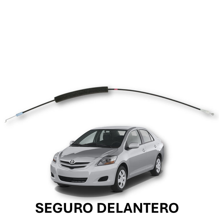Guaya Cerradura Toyota Yaris Belta 2007-2016 Apertura Seguro Delantera