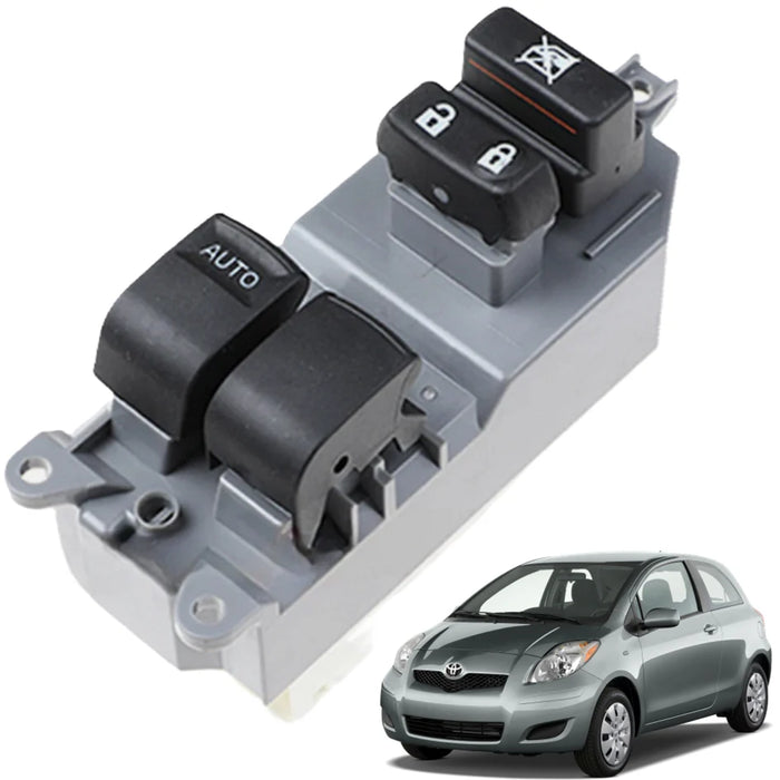 Mando Control Suiche Elevavidrios Toyota Yaris 2 Ptas 2006-2011 Gris