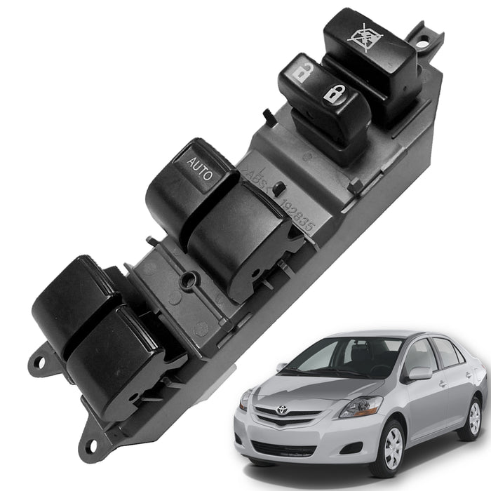 Mando Control Suiche Elevavidrios Toyota Camry Tacoma Yaris 4 Ptas 2007-2015 Negro